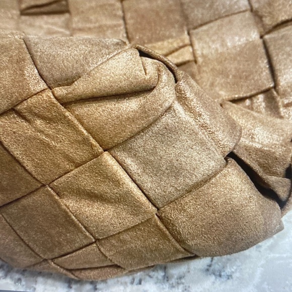 EUC JIMMY CHOO Bracelet Woven Leather Bag - Picture 4 of 12